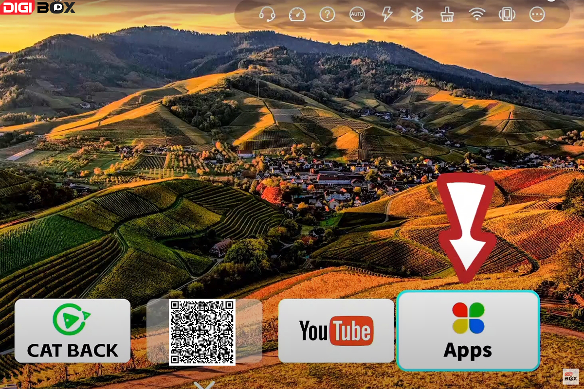 Guia de operação do DIGIBox: como baixar aplicativos?