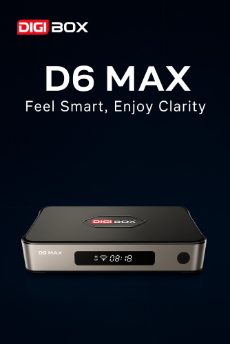 DIGIBox D6 MAX | Grande Atualização | A mais recente e Premium Smart TV Box de 2026 da DIGI TV Box