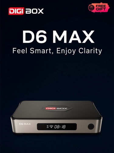 DIGIBox D6 MAX｜大幅アップグレード｜2026年最新・プレミアムスマートTVボックス｜DIGI TV Box