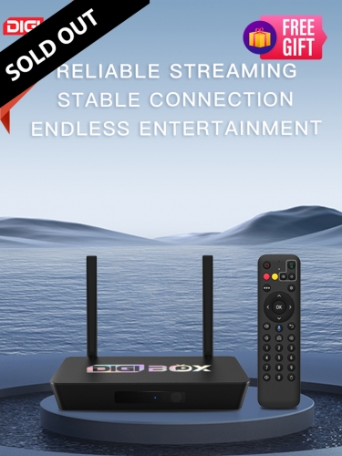 DIGIBox D3 Plus - De nieuwste vlaggenschipversie van 2024 van DIGI TV Box