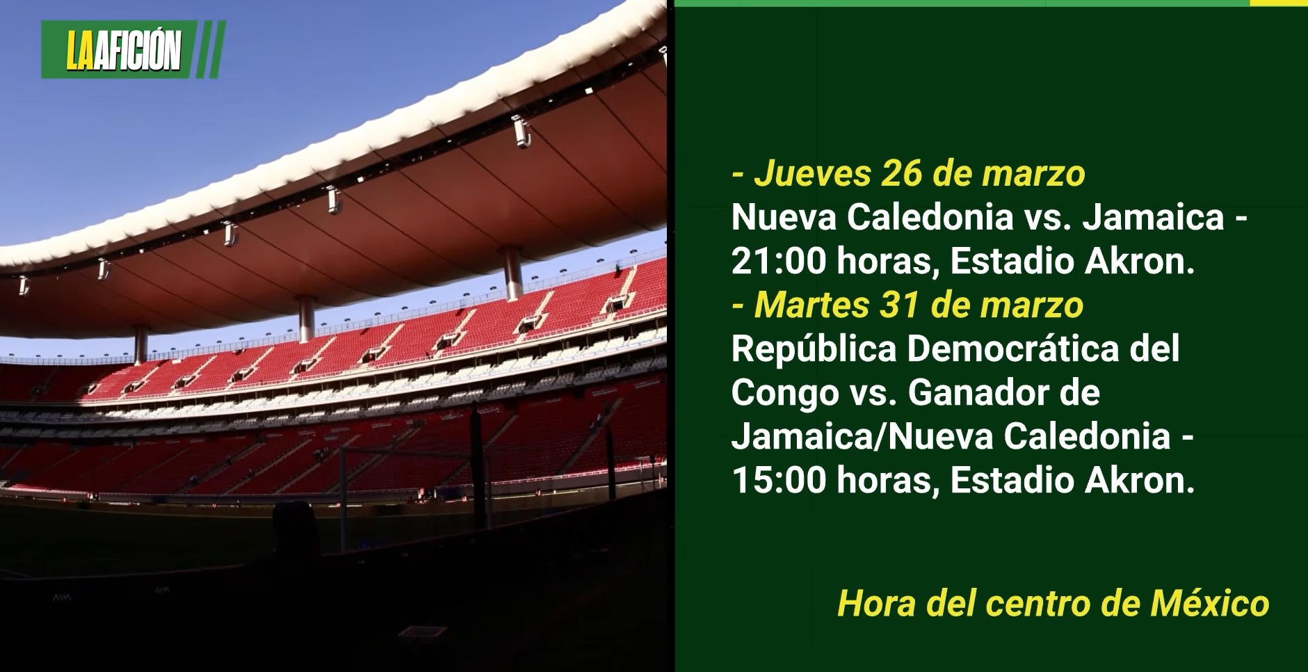 Todo sobre los playoffs de la Copa Mundial de 2026: Equipos participantes, fechas de los partidos y sedes.