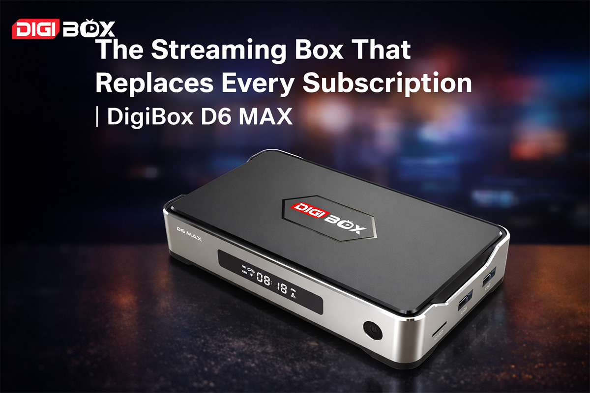 Test de la DIGIBox D6 Max : Le boîtier de streaming ultime pour les films, la télévision en direct et le sport