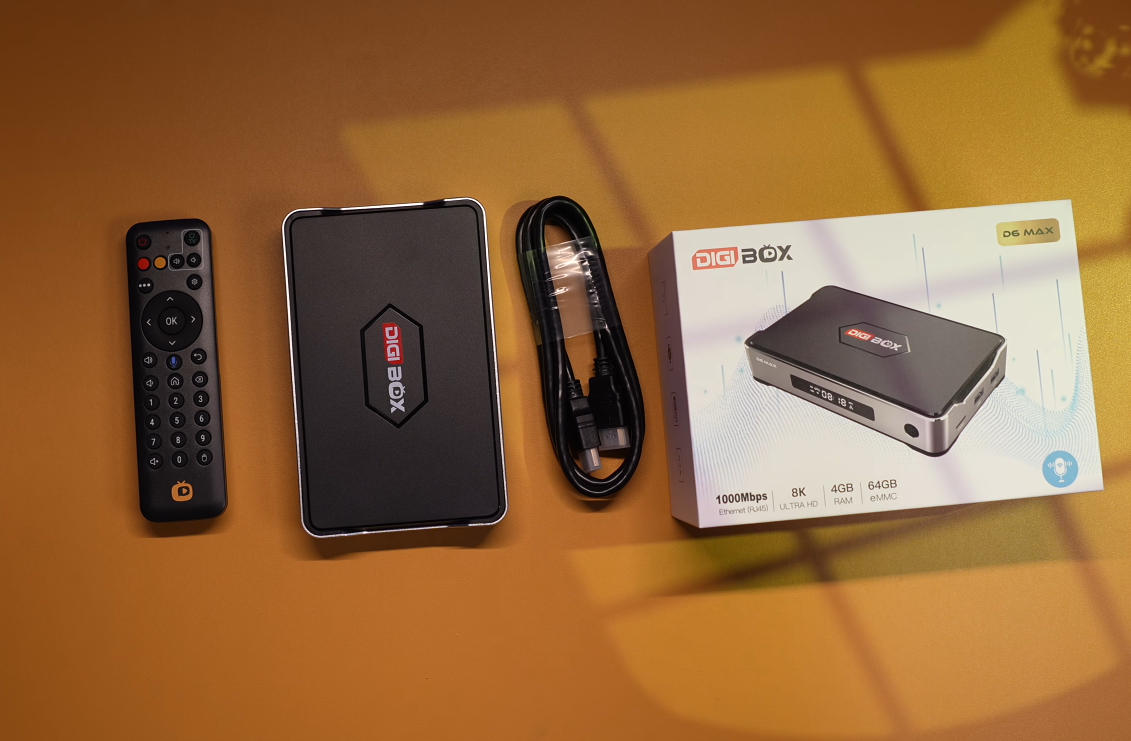 Test de la DIGIBox D6 Max : Le boîtier de streaming ultime pour les films, la télévision en direct et le sport