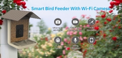 BF25B Smart Bird Feeder With Wi-Fi Camera