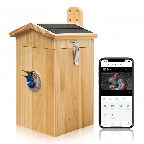 NH01 Smart Nesting Bird House With Camera
