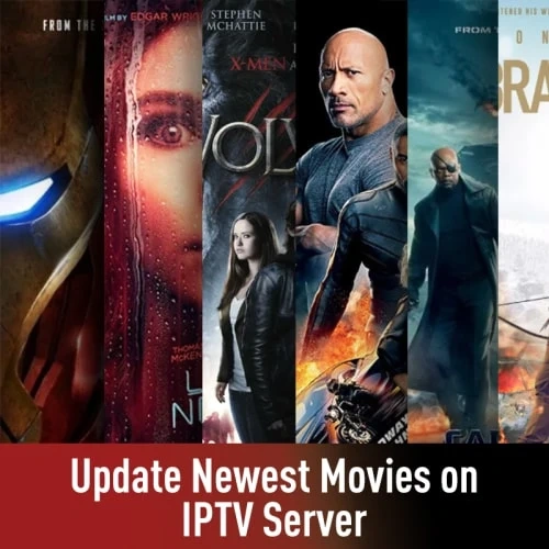 IPTV On Demand Live VOD Movies Series Update Each Month