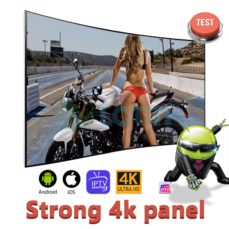 Wholesale European 4K Gold Strong IPTV Server Subscription 12 Month With M3u Link & 24 Hours Free Test Code For USA UK Germany France Arabic Albania Spain Channels