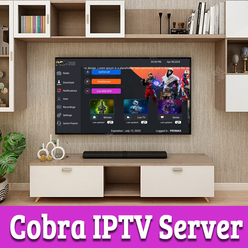 Wholesale European 4K Gold Strong IPTV Server Subscription 12 Month With M3u Link & 24 Hours Free Test Code For USA UK Germany France Arabic Albania Spain Channels