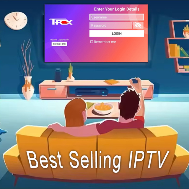 Trex IPTV Super Reseller Panel Credit Hot Sale 1year code Europe US UK Canada African Germany Sweden World Channels IPTV M3U Subscription Free Test