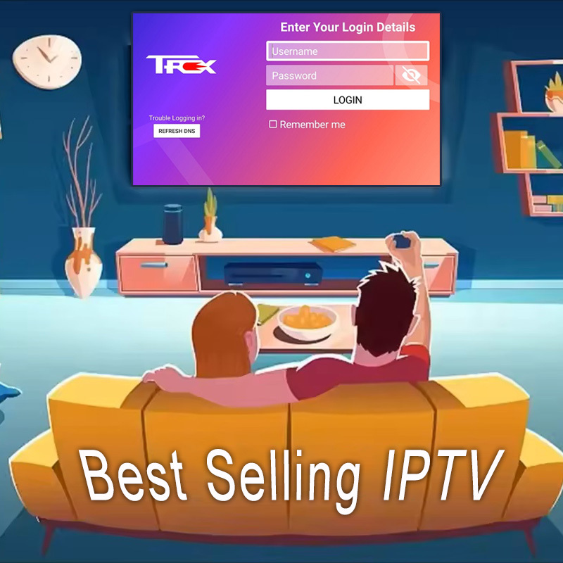 Trex IPTV Super Reseller Panel Credit Hot Sale 1year code Europe US UK Canada African Germany Sweden World Channels IPTV M3U Subscription Free Test