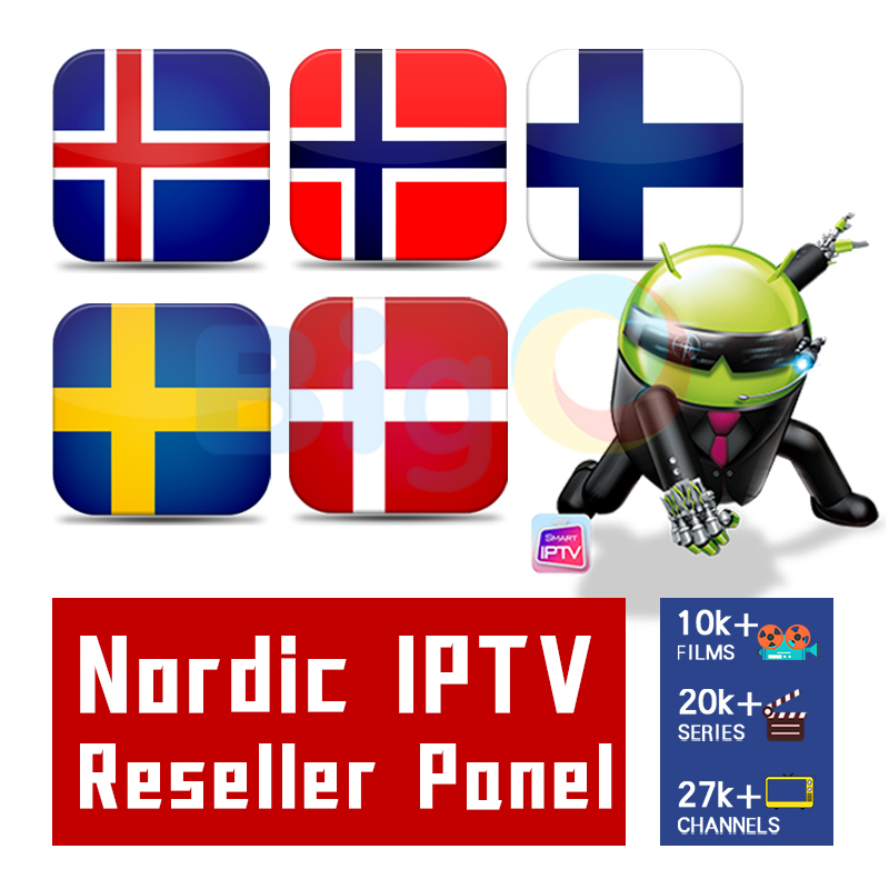 Nordic Iptv M3U Subscription Abonnement 12 Months 12 Mois Livego Datoo Panda Server For Scandinacian Ex Yu Sweden Spain Norway Iceland USA German Brazil World Iptv Reseller Panel For Xtream Code Smarters Mag PC Enigma2 4K HD Sport Channels Stable Working