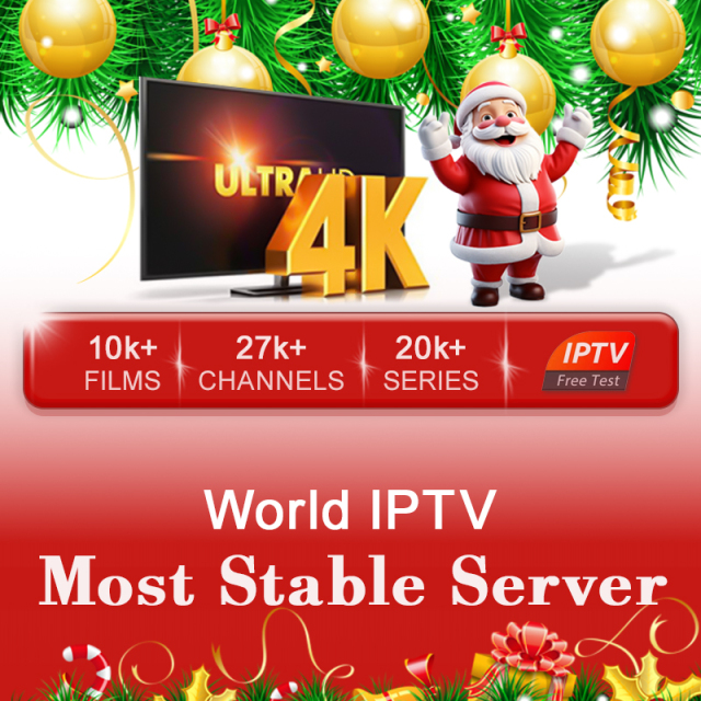 Christmas Season Promtional Price for Stable Iptv Subscription 12 Months M3U List Abonnement 12 Mois No buffering No stuttering