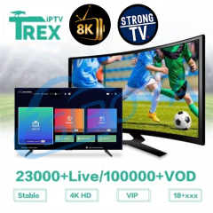 2025 Best IPTV Server Trex IPTV Strong IPTV PK 4k 8k M3U Subscriptiotn Reseller Panel Same Price