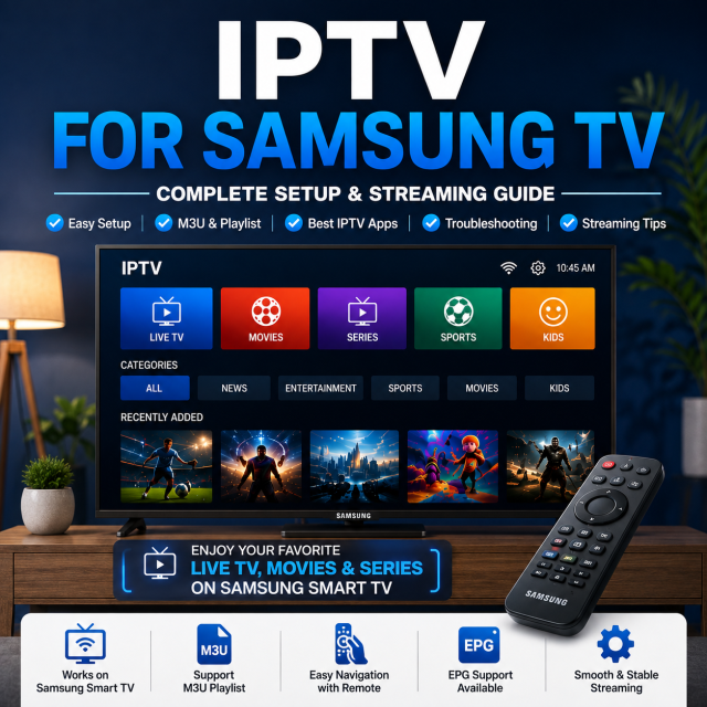 IPTV for Samsung TV: Easy Setup &amp; Streaming