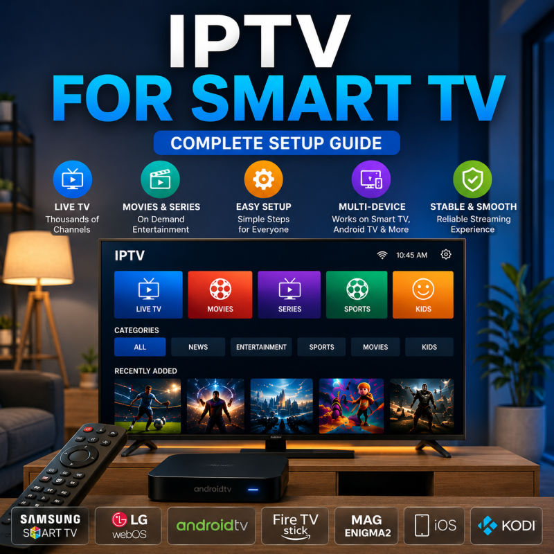 IPTV for Smart TV: Samsung, LG &amp; Android Guide