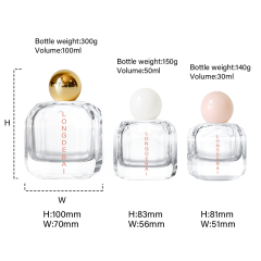 30ml50ml100ml perfume bottle and stock cap