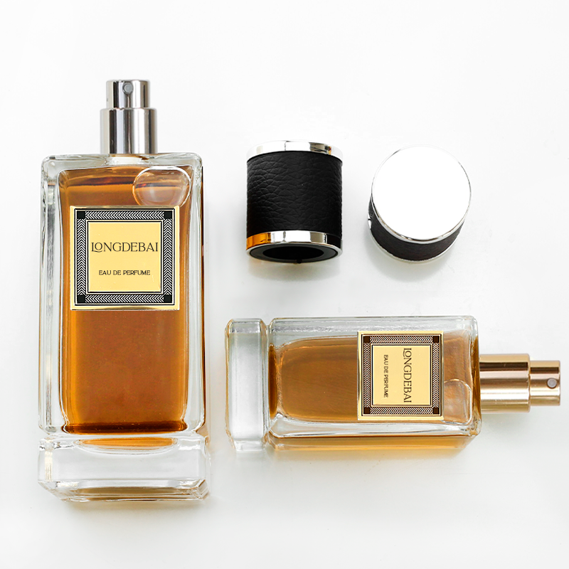 stock 30ml50ml100ml perfume bottle and stock leather cap