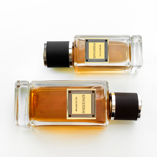 stock 30ml50ml100ml perfume bottle and stock leather cap