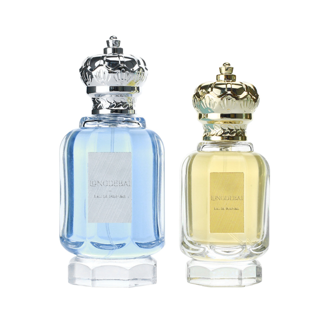 stock 50ml 100ml perfume bottle and stock gold and sliver cap