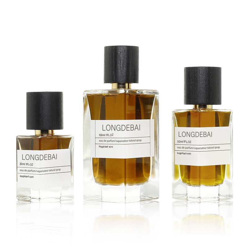 stock 30ml 50ml 100ml perfume bottle and stock wooden cap