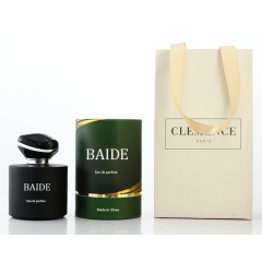 High quality custom empty parfum bottle clear cylinder shape black crimp 30ml 50ml glass perfume bottle 100ml with new cap