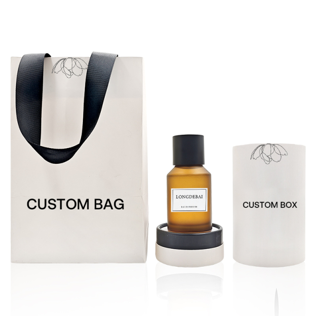 Custom 30ml 50ml 100ml perfume bottle Amber perfume bottle with packaging box