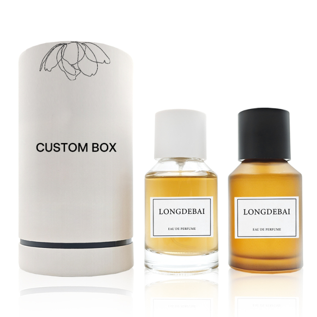 Custom 30ml 50ml 100ml perfume bottle Amber perfume bottle with packaging box