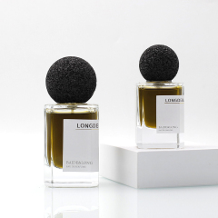 New Square Clear Glass Perfume Bottles 30ml 50ml 100ml Boxed for Cosmetic Use with Screen Printing Surface