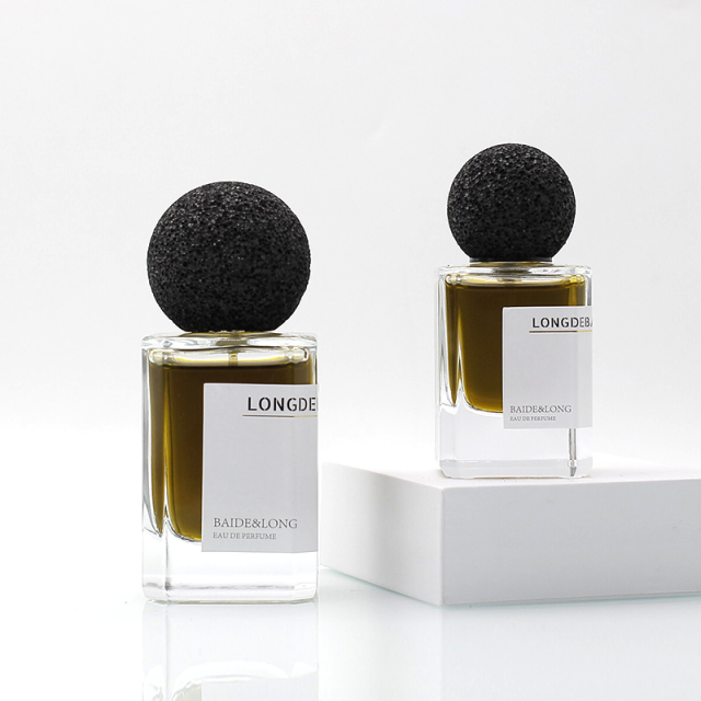 New Square Clear Glass Perfume Bottles 30ml 50ml 100ml Boxed for Cosmetic Use with Screen Printing Surface