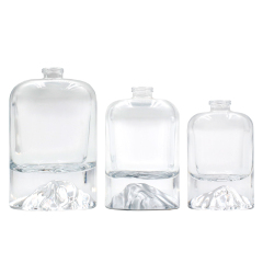 Wholesales 30ml 50ml 100ml Custom Color Volcanic Stone Base Luxury Empty Glass Perfume Bottle