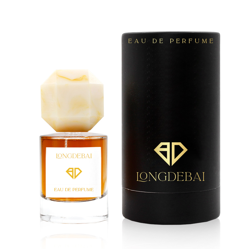 Custom Luxury Empty Parfum Bottle Pump Spray Cylinder Clear Crimp 30ml 50ml Black Perfume Bottle Glass 100ml With Box