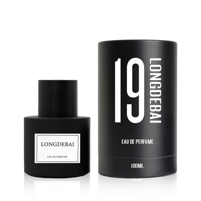 Factory Luxury Custom Empty Black 30ml Glass Parfum Bottle 50ml Clear Pump Crimp Cylinder Perfume Bottle Glass 100ml With Box