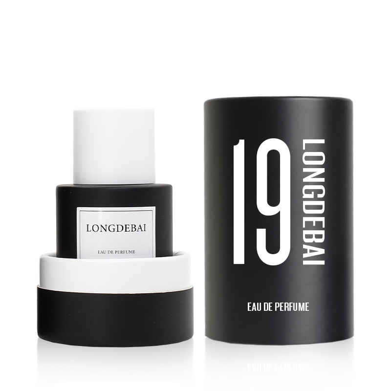 Factory Luxury Custom Empty Black 30ml Glass Parfum Bottle 50ml Clear Pump Crimp Cylinder Perfume Bottle Glass 100ml With Box