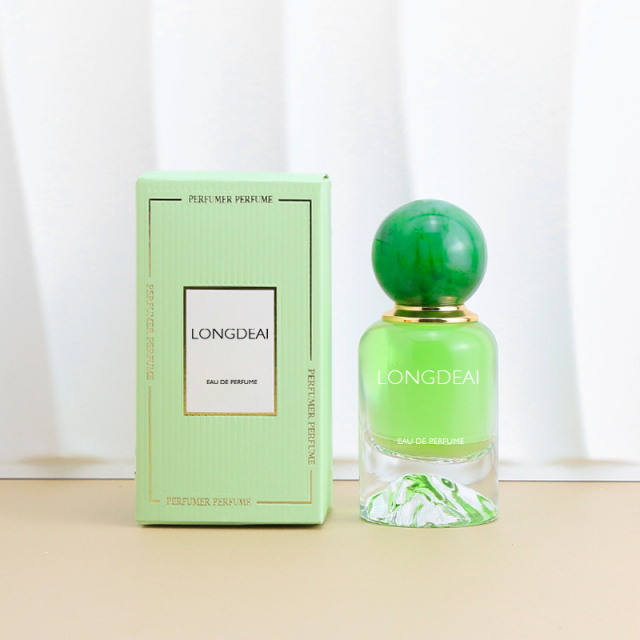 Custom Luxury Round 50ml Perfume Bottle 100ml With Resin Caps