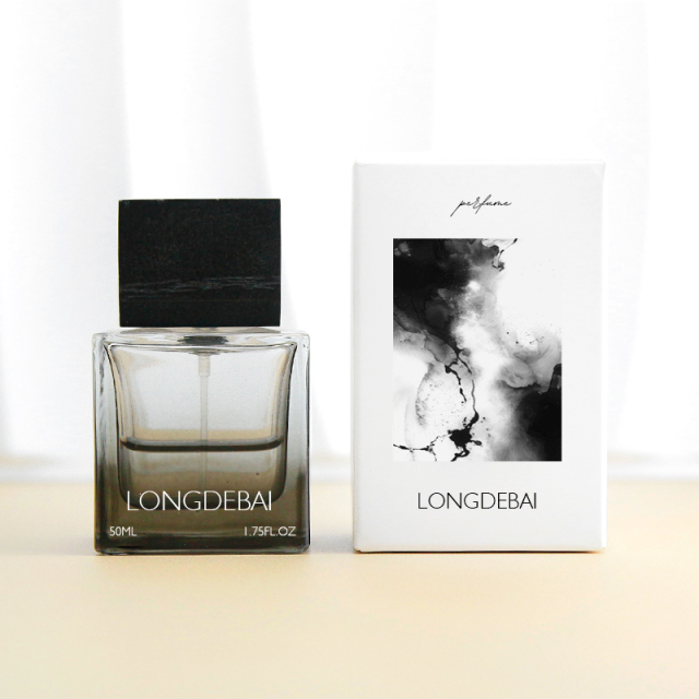 Custom black square 30ml perfume glass bottle 50ml 100ml perfume bottle with box