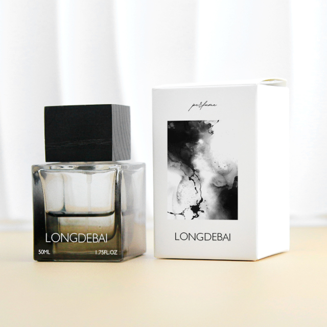 Custom black square 30ml perfume glass bottle 50ml 100ml perfume bottle with box