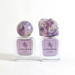 wholesale custom perfume bottle 30ml crimp perfume glass bottle with packing box