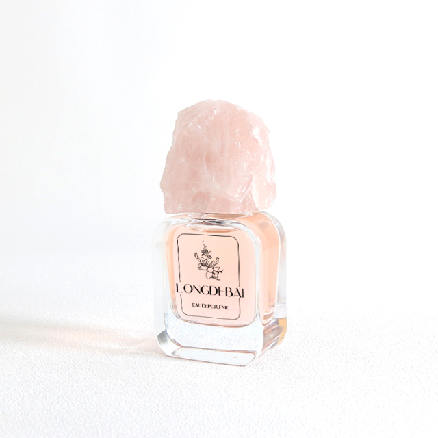 wholesale custom perfume bottle 30ml crimp perfume glass bottle with packing box