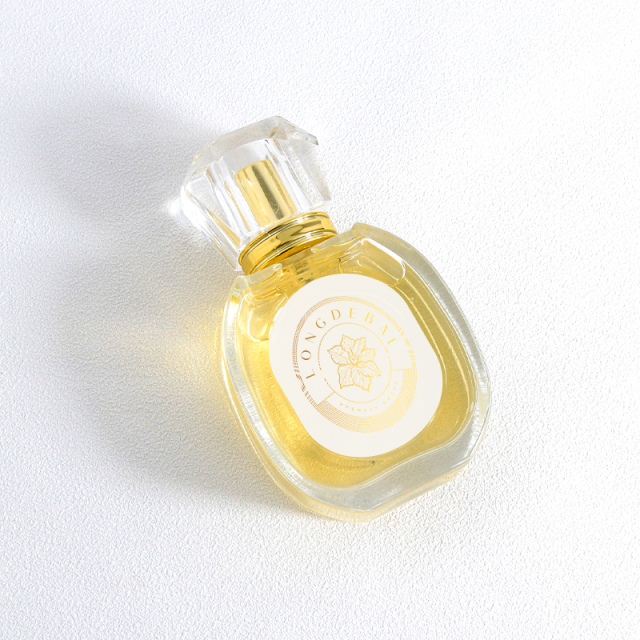 Luxury Custom Clear Round 30ml 50ml Empty Glass Perfume Bottles With box