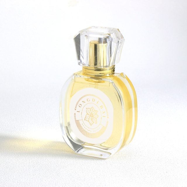 Luxury Custom Clear Round 30ml 50ml Empty Glass Perfume Bottles With box
