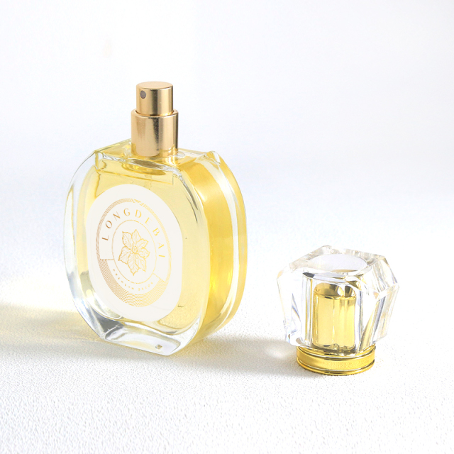 Luxury Custom Clear Round 30ml 50ml Empty Glass Perfume Bottles With box