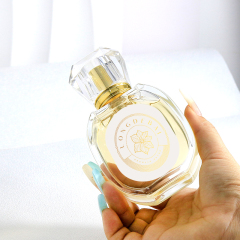 Luxury Custom Clear Round 30ml 50ml Empty Glass Perfume Bottles With box