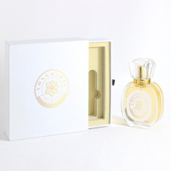 Luxury Custom Clear Round 30ml 50ml Empty Glass Perfume Bottles With box