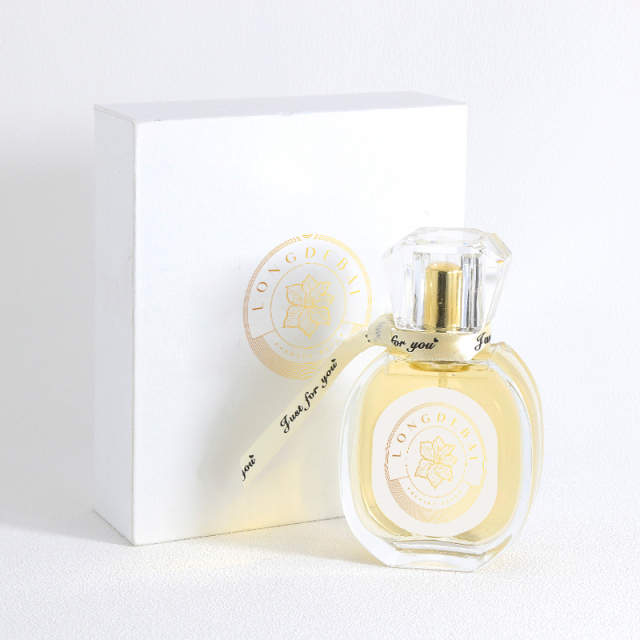 Luxury Custom Clear Round 30ml 50ml Empty Glass Perfume Bottles With box
