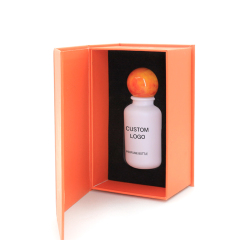 Custom white bottle 30ml 100ml empty perfume glass bottle 50ml with packaging box