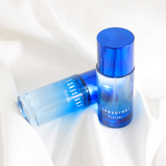 round bottle 50ml custom color crimp perfume bottle