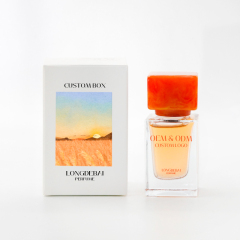 New arrival resin lid square polish perfume empty bottle clear pump atomizer crimp spray 30ml 50ml 100ml glass perfume bottle