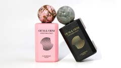 Custom black pink crimp perfume glass bottle 30ml 50ml 100ml square perfume bottle with jade lids