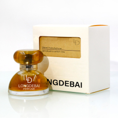 custom black red glass perfume bottle 30ml 50ml irregular round perfume spray bottle with acrylic cap