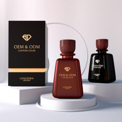 Hot sale unique crimp square perfume spray bottle 30ml 50ml 100ml luxury Irregular perfume bottle with box